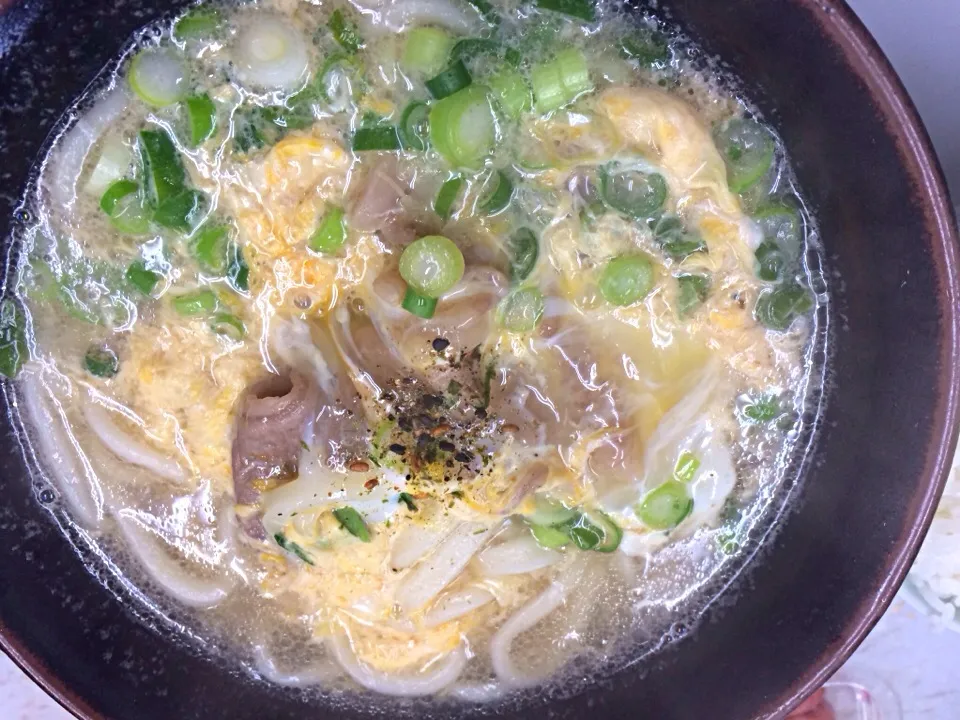 肉玉うどん|さむらぽっちさん