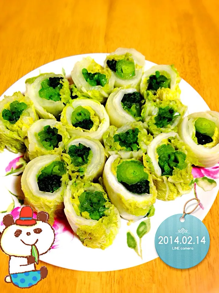 Snapdishの料理写真:白菜ロール Chinese cabbage roll|Misuzu(@misumisu0722 )さん