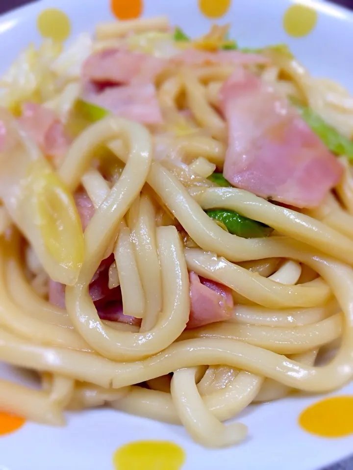 野菜たっぷり焼きうどん|ちびさん