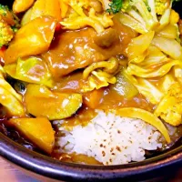 野菜たっぷり、中華屋さんのカレーおこげ|Takashi Sugawaraさん