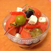 Tomato feta cheese salad|Igxさん