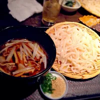 Snapdishの料理写真:真希の豚つけうどん|すかさんさん