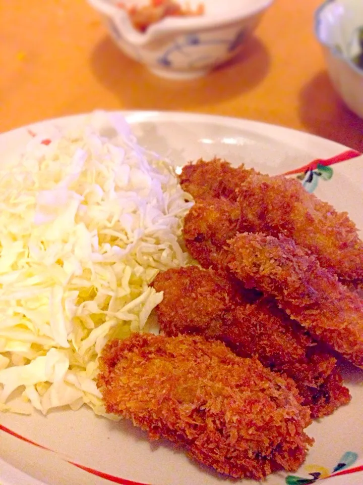 牡蠣フライ Breadcrumbed deep fried oysters|Funky Chefさん