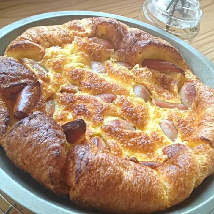 Snapdishの料理写真:穴の中のひきがえるtoad in the hole|よっちゃんさん