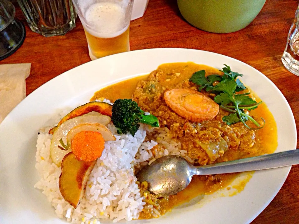 豚ひき肉と白菜のタイ風イエローカレー|じゅんいちさん