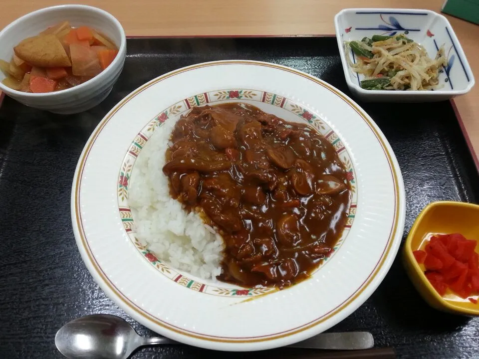 職場のご飯☆ハヤシライス定食|ericanさん