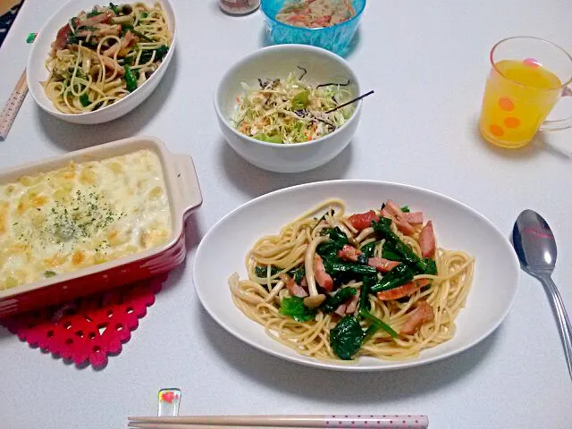 あったかパスタとグラタン|ともさん