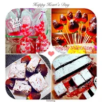 Snapdishの料理写真:strawberry dipped in chocolate & brownies|Zharrieさん