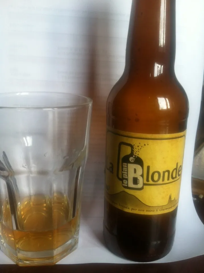 Bière La Blonde, Le Plan B. Organic Brewery, Avenue de la Libération 63000 Clermont-Ferrand|PHILIPPEさん