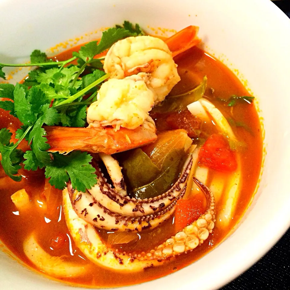 Seafood Tomyam Udon|Nur Izmiraさん