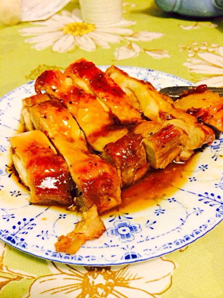 Snapdishの料理写真:照り焼きチキン|rocoさん