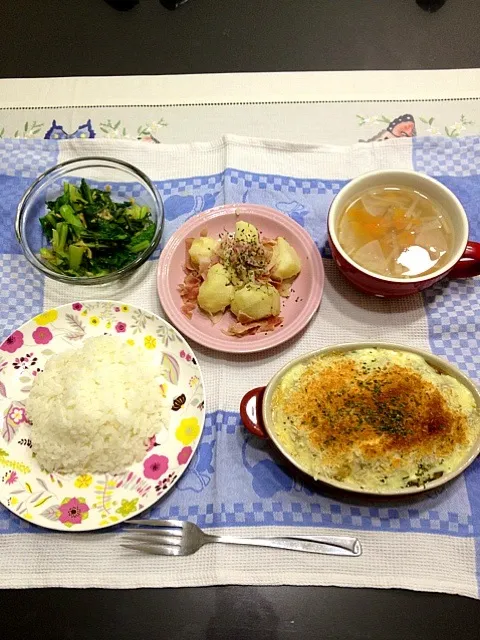 Snapdishの料理写真:ブロッコリーのキッシュ風ご飯☆|みよこさん