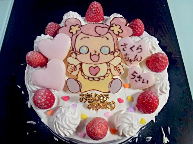 Snapdishの料理写真:頼まれBirthdaycake@アイちゃんcake|achaさん