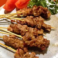 Snapdishの料理写真:トルコ風ラム肉の串焼きチョプ シシ|tamamushiさん