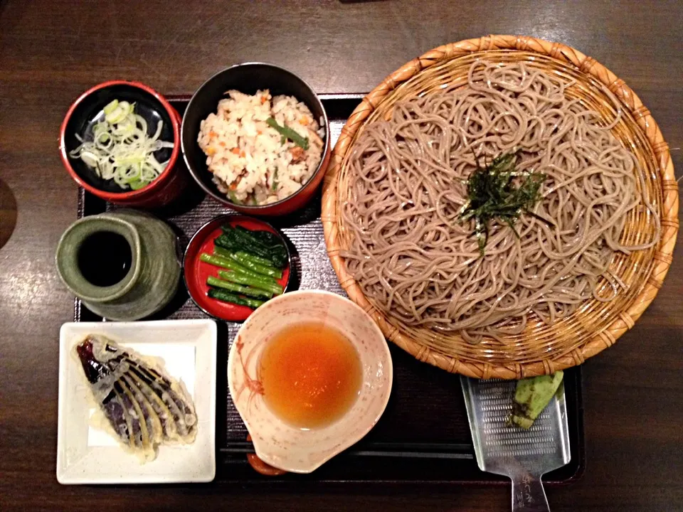 そじ坊 ざるそば定食|ばーさんさん