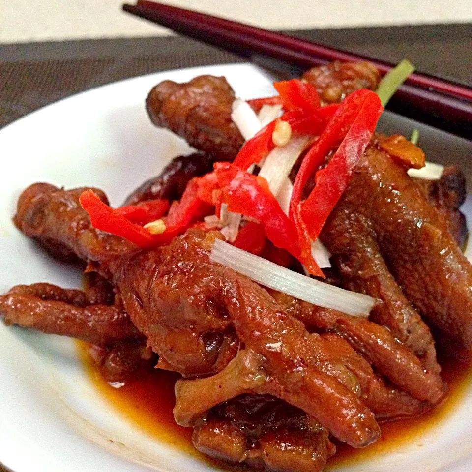 Snapdishの料理写真:Chicken Feet with Black Soy Bean or Ceker Ayam Tausi|anita aviantyさん