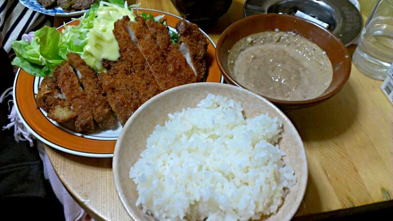 くるみ味噌で食べるとんかつ|Katuhiro  Hasegawaさん