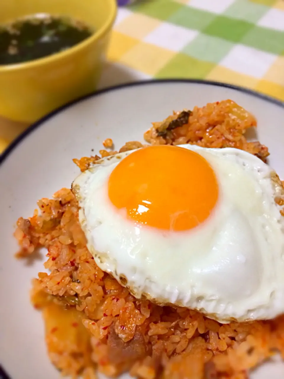 今日もキムチチャーハン。|みきさん