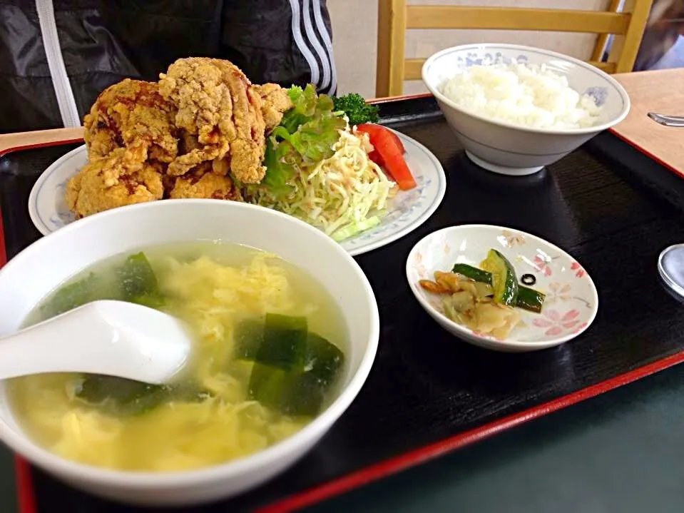 大国屋飯店 唐揚げ定食|あゆさん