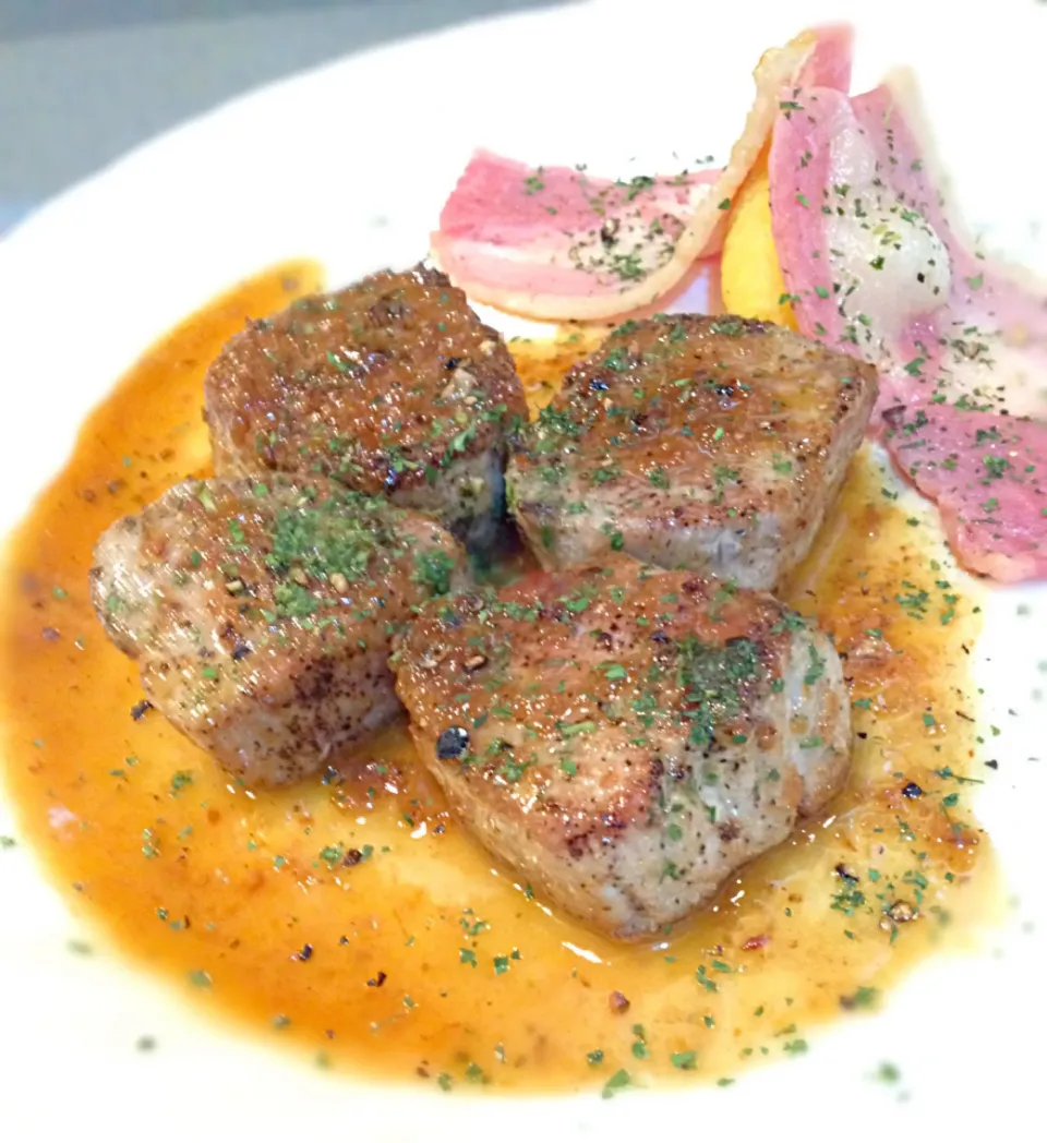 豚ヒレ肉のジンジャーステーキ|annさん