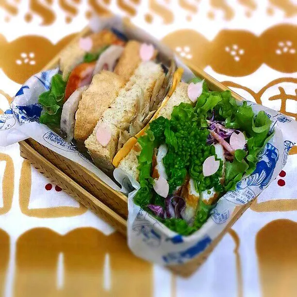 旦那さんの朝ごパン弁当♪|kyujaさん