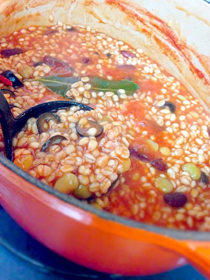 Baked Barley Risotto with beans|Yuko Sasakiさん