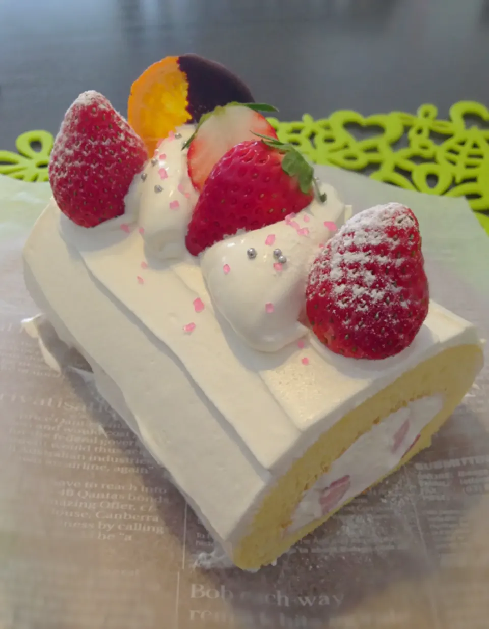 ロールケーキばっかりプレゼントしてるぅ(^_^;)|ひよさん