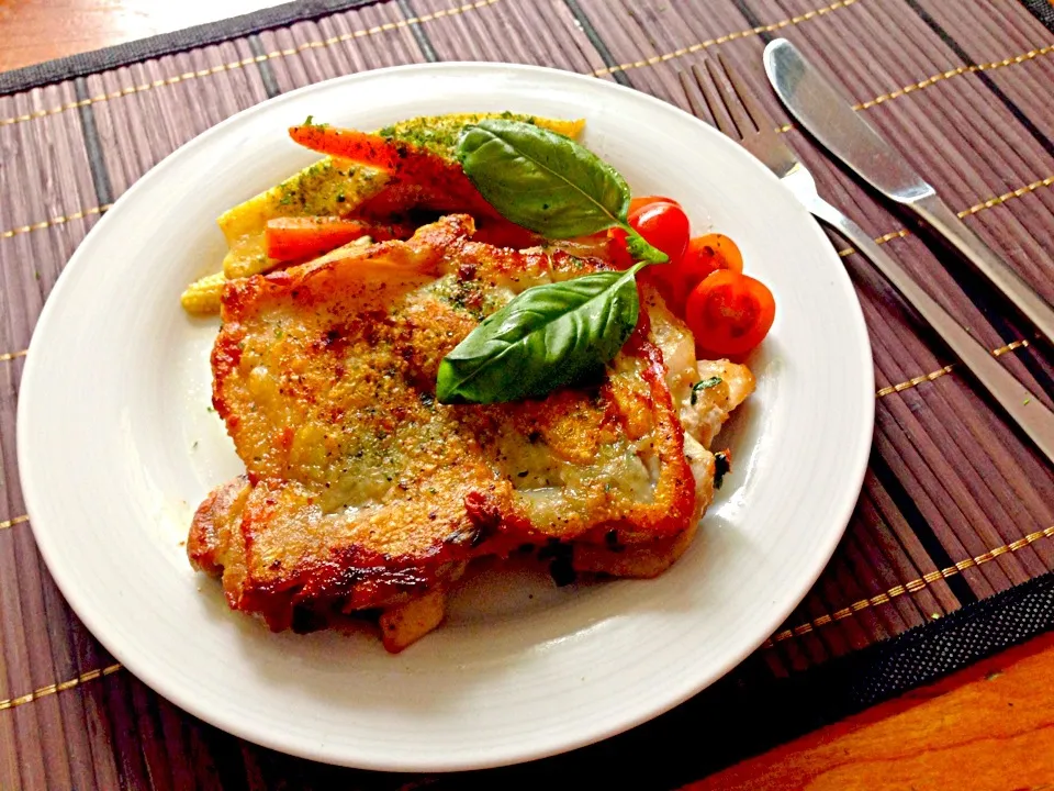 Garlic & Basil chicken chop|Karen Leeさん