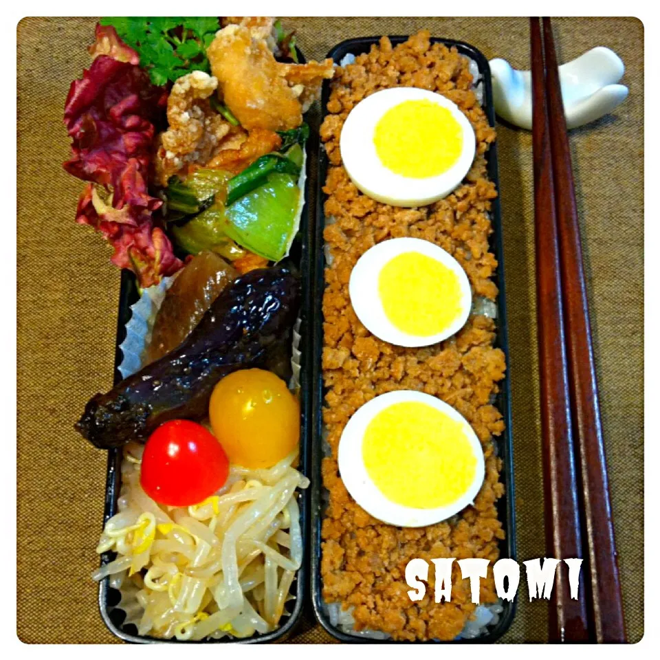 Snapdishの料理写真:パパ弁当|さとみ (satomi_foodart)さん