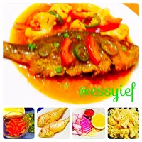 Snapdishの料理写真:Kakap Saus Asam Manis|Essyief Cuisinさん