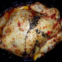 Snapdishの料理写真:Whole Chicken in Crock pot|Carlaさん