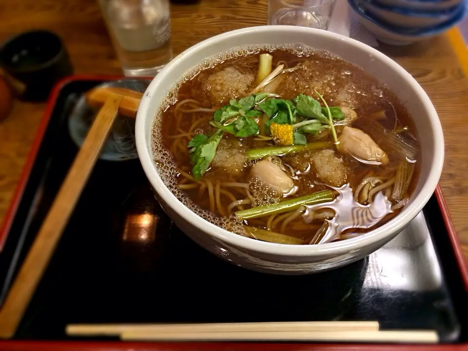 牡蠣のみぞれ蕎麦|ケンズィーニさん