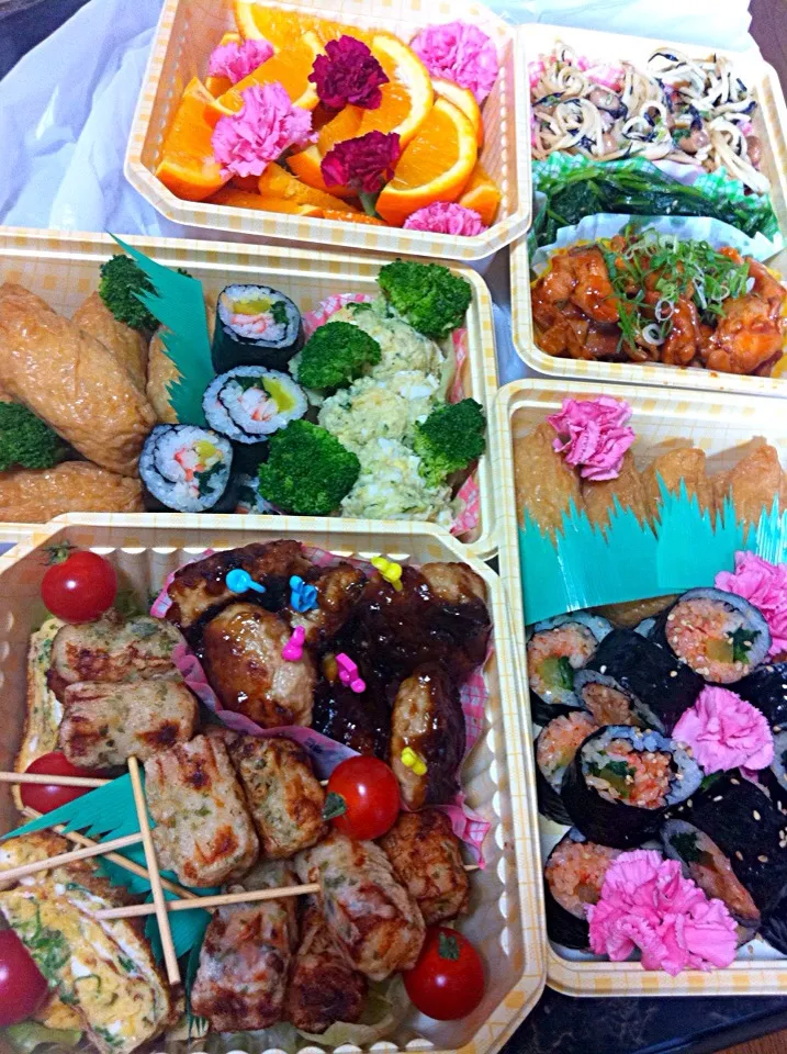 Snapdishの料理写真:ピクニックお弁当|かとう まどかさん