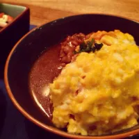 Snapdishの料理写真:Beef Stew Rice Omelet|haruseaさん