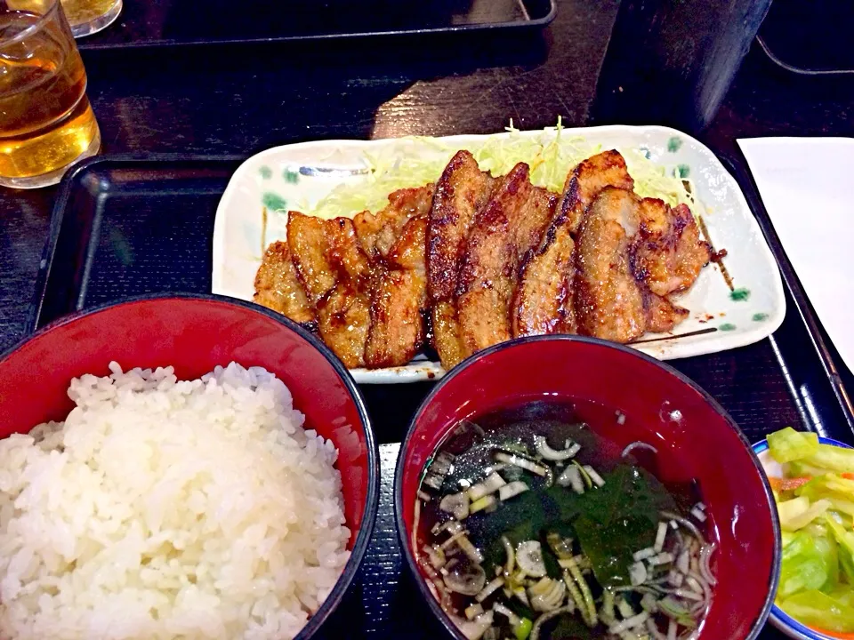 神田バラ焼き定食|こんどう かずゆきさん