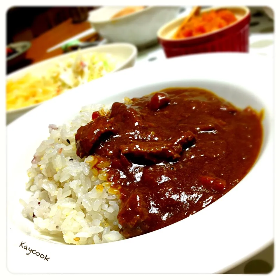 牛スジ煮込みカレー🐾|Asahimaruさん