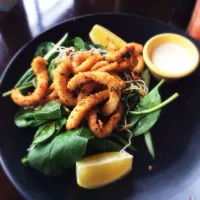 Snapdishの料理写真:Fried Calamari|stephanie mizuhaさん