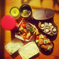 Snapdishの料理写真:バレンタインのお弁当( ´艸｀)|ちーぽんさん