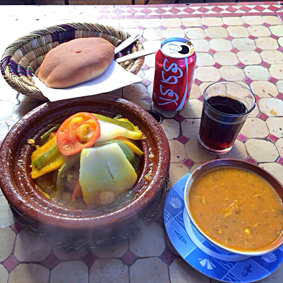 Tajine(beef) Harira(Moroccan soup)|maixx ใหม่さん