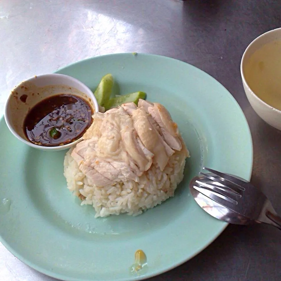 ข้าวมันไก่ (chicken rice)|maixx ใหม่さん