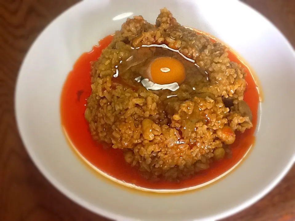 オリジナル インディアン カレー 自家製辣油がけ|yuki yamaokaさん