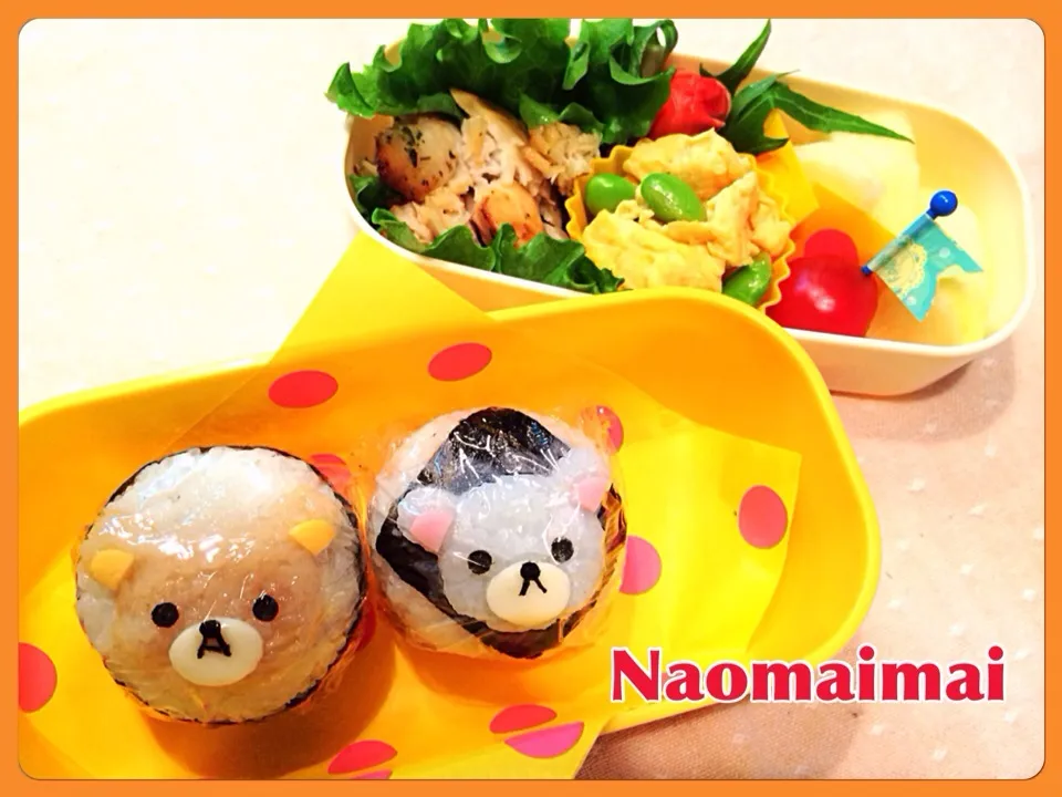 Snapdishの料理写真:リラックマ＆コリラックマ( ິ•ᆺ⃘• )ິ|Naomaimaiさん