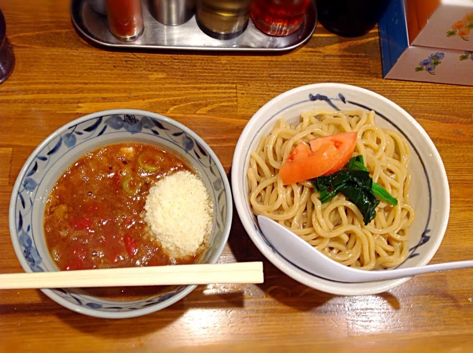 トマト🍅つけ麺 「蕃茄」|アライさんさん