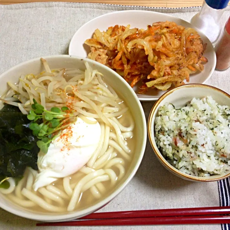 うどん・かき揚げ・かやくご飯|YUPPYさん