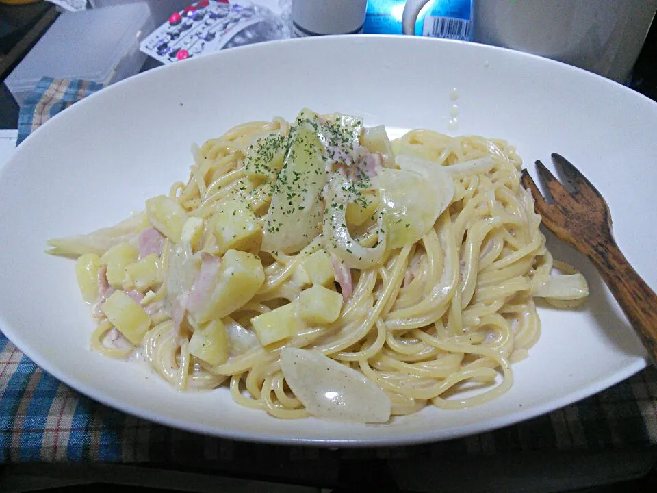 クリームスパゲティ|いもこさん