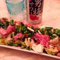 クリームチーズ豆腐 アボカドまぐろ