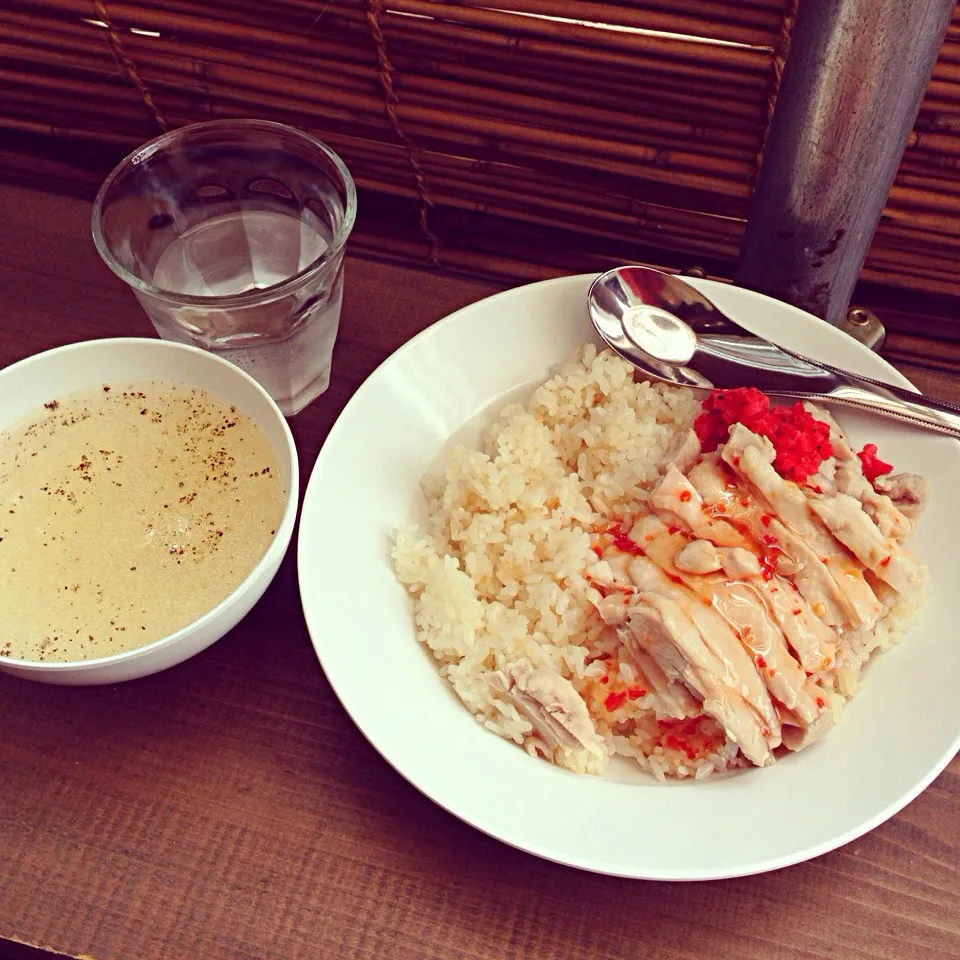 Hainanese chicken rice|maixx ใหม่さん