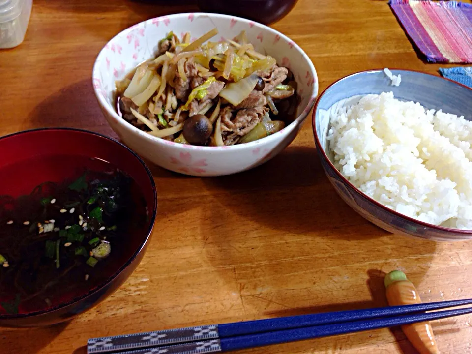 すき焼き風煮(^O^)／|すかラインさん