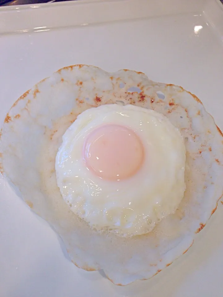 Appam with sunny side egg|Lauraさん