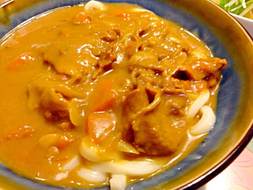 Snapdishの料理写真:カレーうどんで夕食🍜🍲|かずみさん